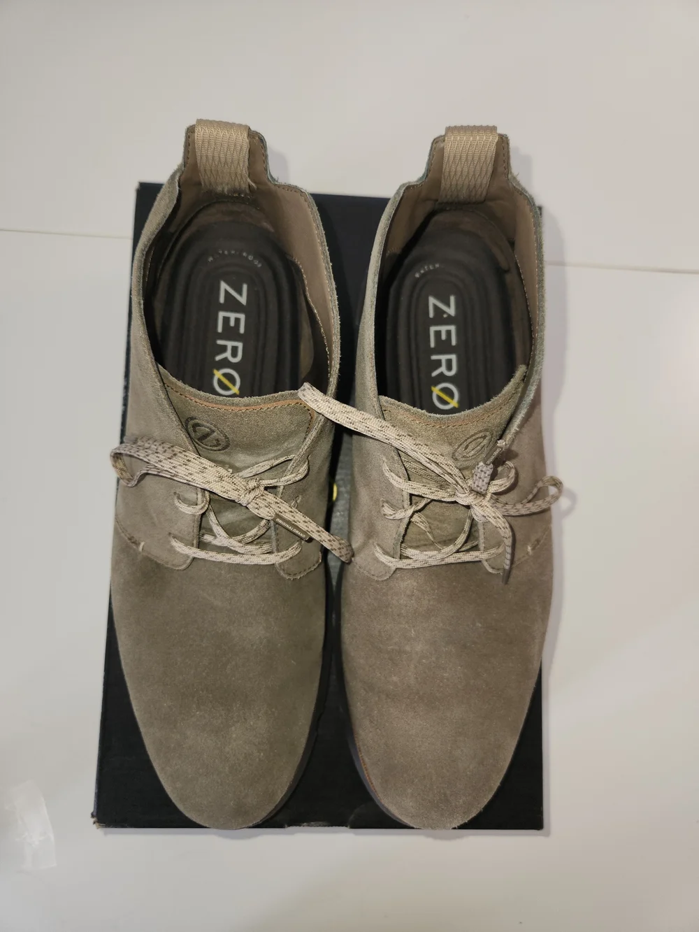 Cole Haan Men's Taupe Suede Chukka Boots with ZERO Insole